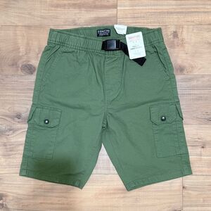 Signature by Levi Strauss Boys Olive Cargo Shorts Size XL